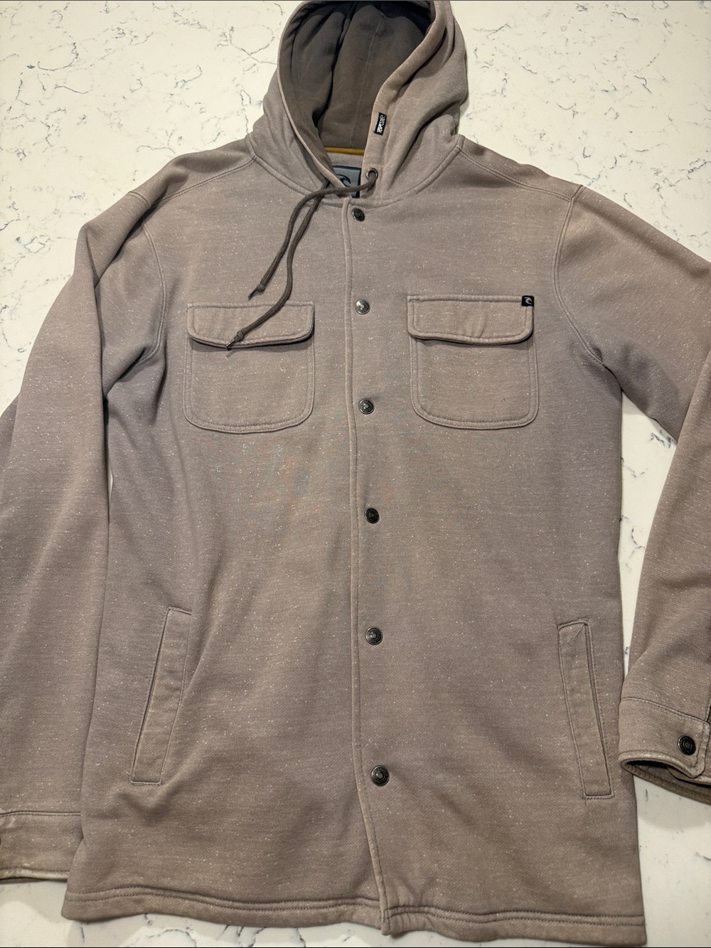 Rip curl hooded sweatshirt with snap closure